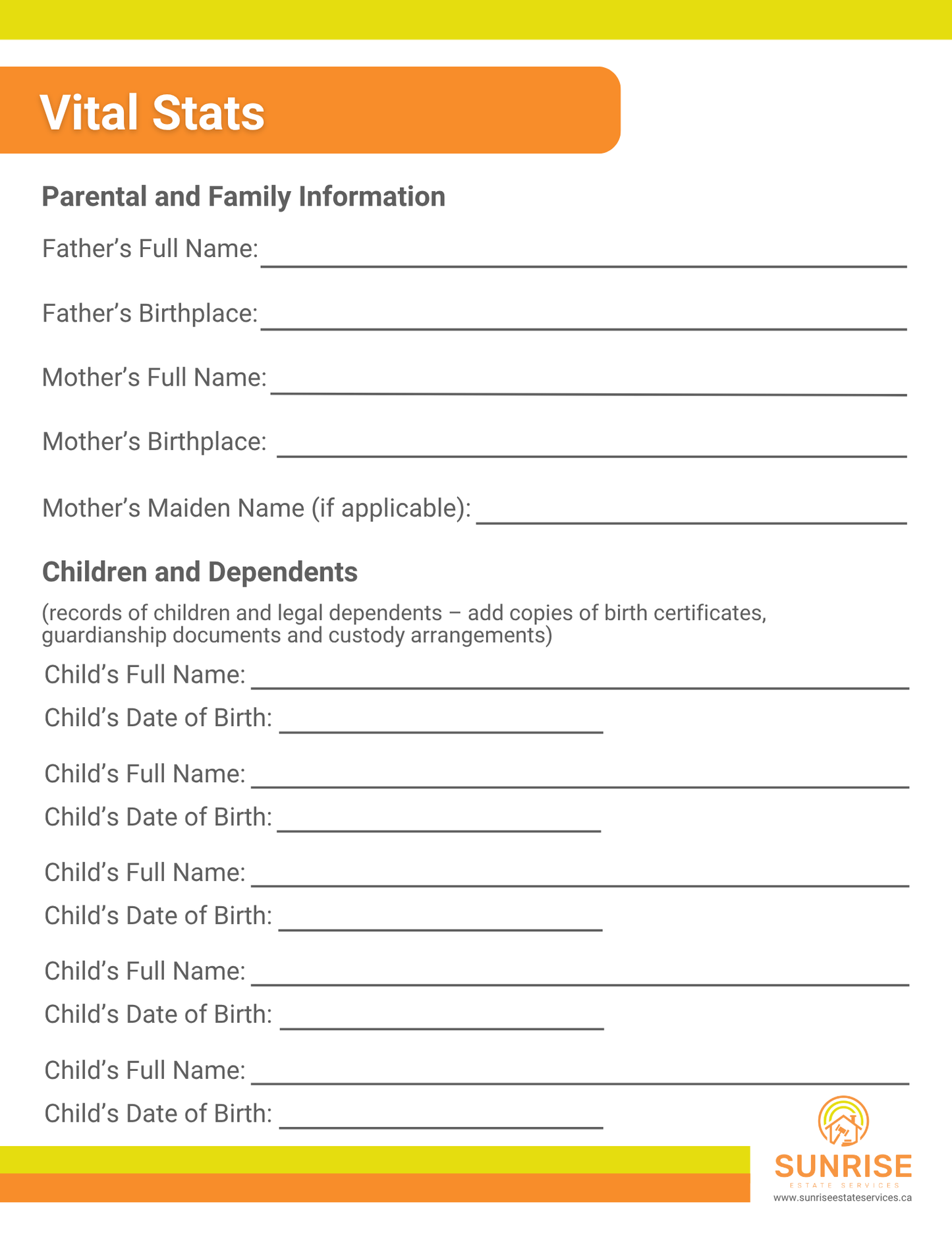End of Life Planner Book