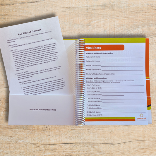 End of Life Planner Book